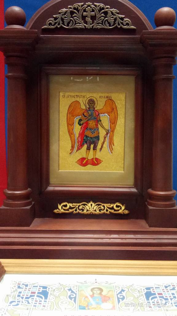 Икона Архистратига Божия Михаила в Музее Космонавтики (г. Москва)